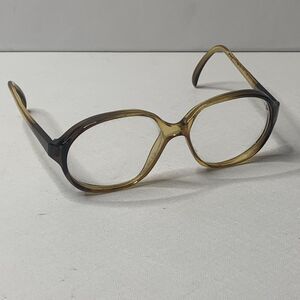 Vintage Terri Brogan Brown Square Glasses Frames Canada 8705-10 54-15